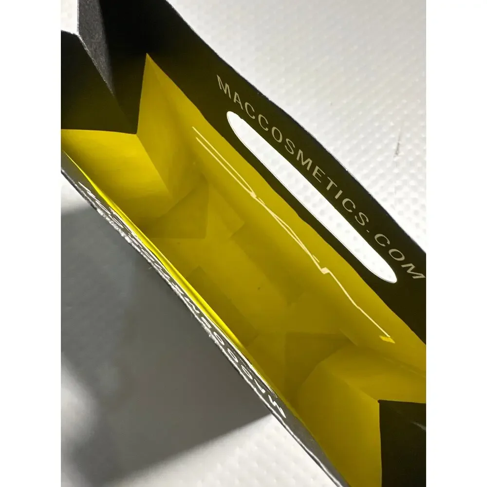 M·A·C Cosmetics Black &‎ White Logo Small Paper Shopping Bag 9x8